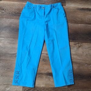 Ruby Rd Cropped Capri, Size 12, RN#107680
